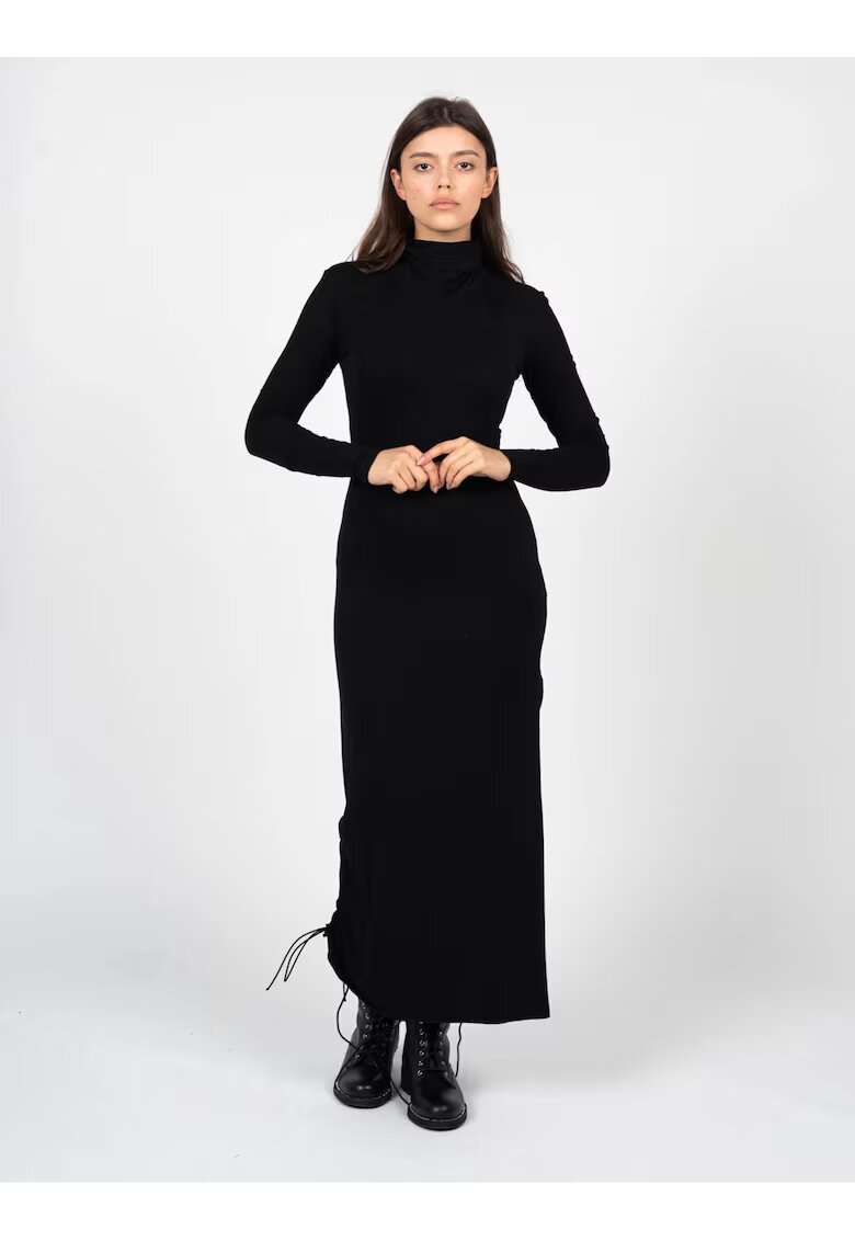 LA HAINE INSIDE US Rochie uni cu slit lateral -