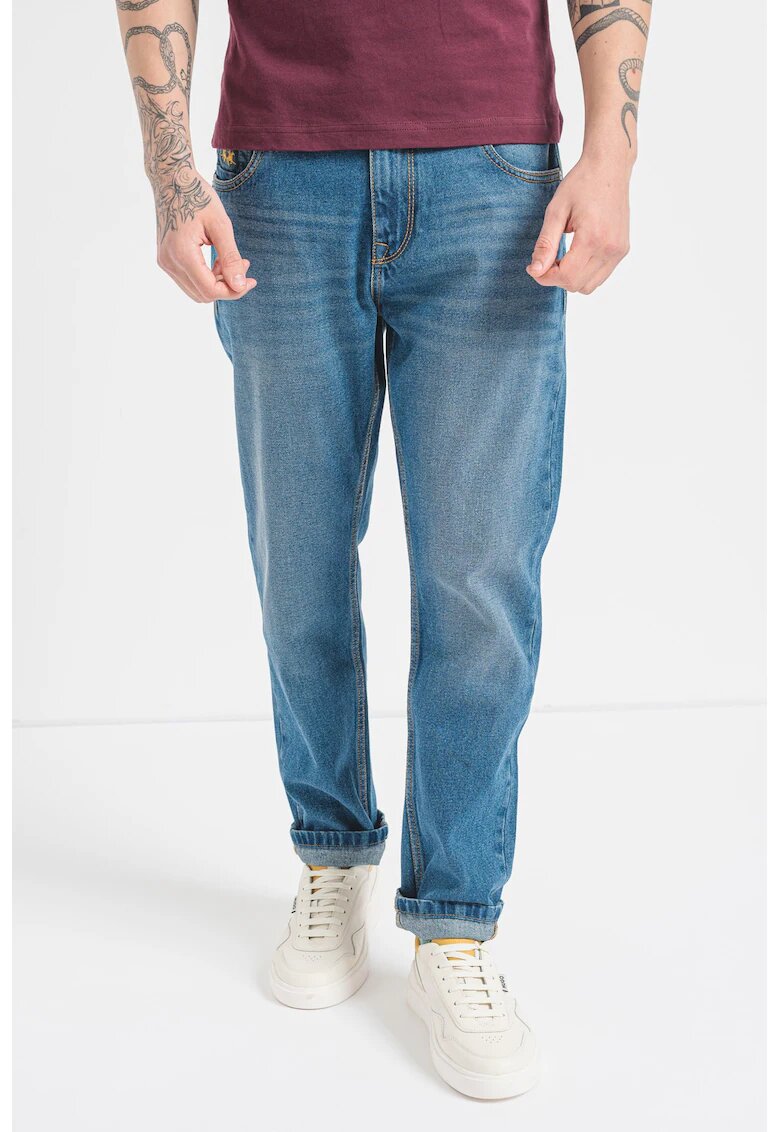 LA MARTINA Blugi regular fit - Albastru melange