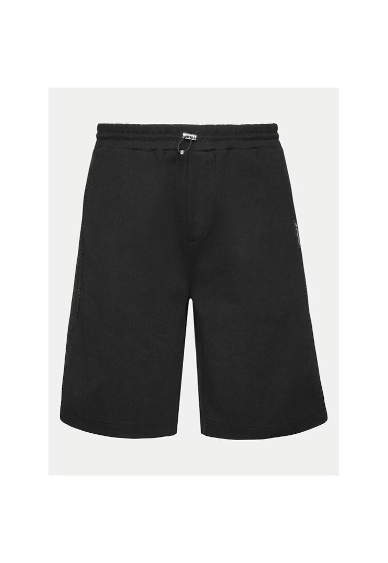 LA MARTINA Pantaloni scurti barbati - 303967451 - Bumbac - Negru - Negru