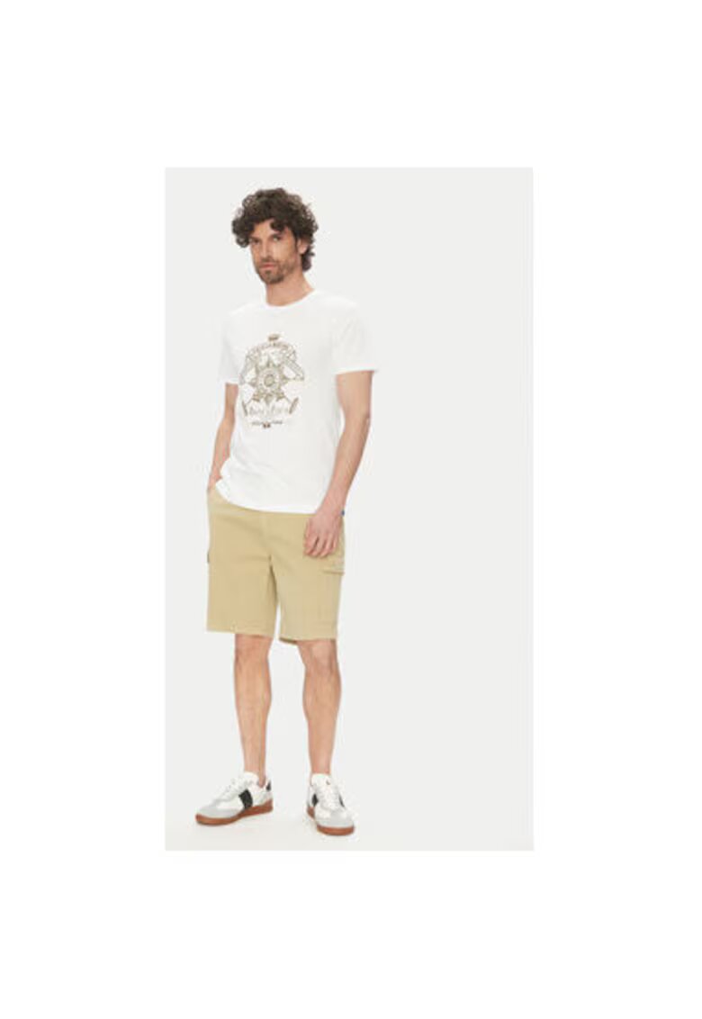 LA MARTINA Tricou barbati MARG30 JS206 - Bumbac - Alb - Alb
