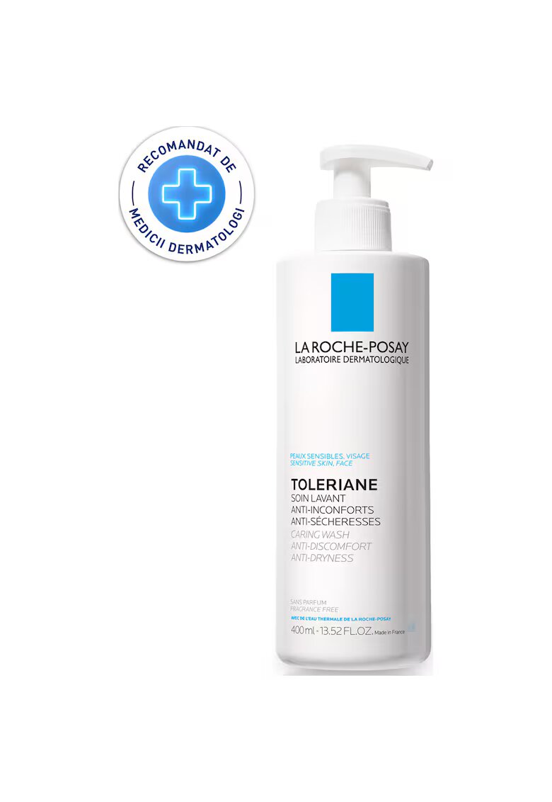 La Roche-Posay Crema de curatare pentru ten sensibil - normal sau uscat Toleriane Caring Wash - 400ml