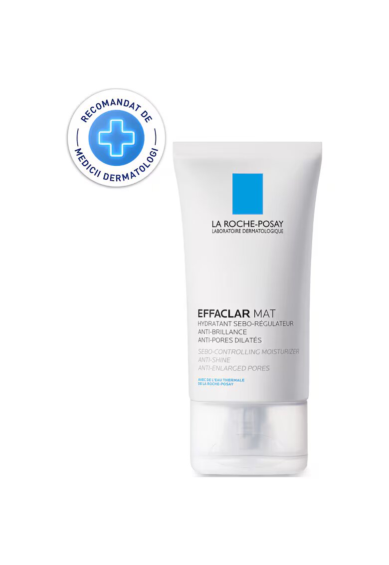 La Roche-Posay Crema de fata cu efect hidratant si matifiant pentru ten gras cu tendinta acneica Effaclar Mat - 40 ml