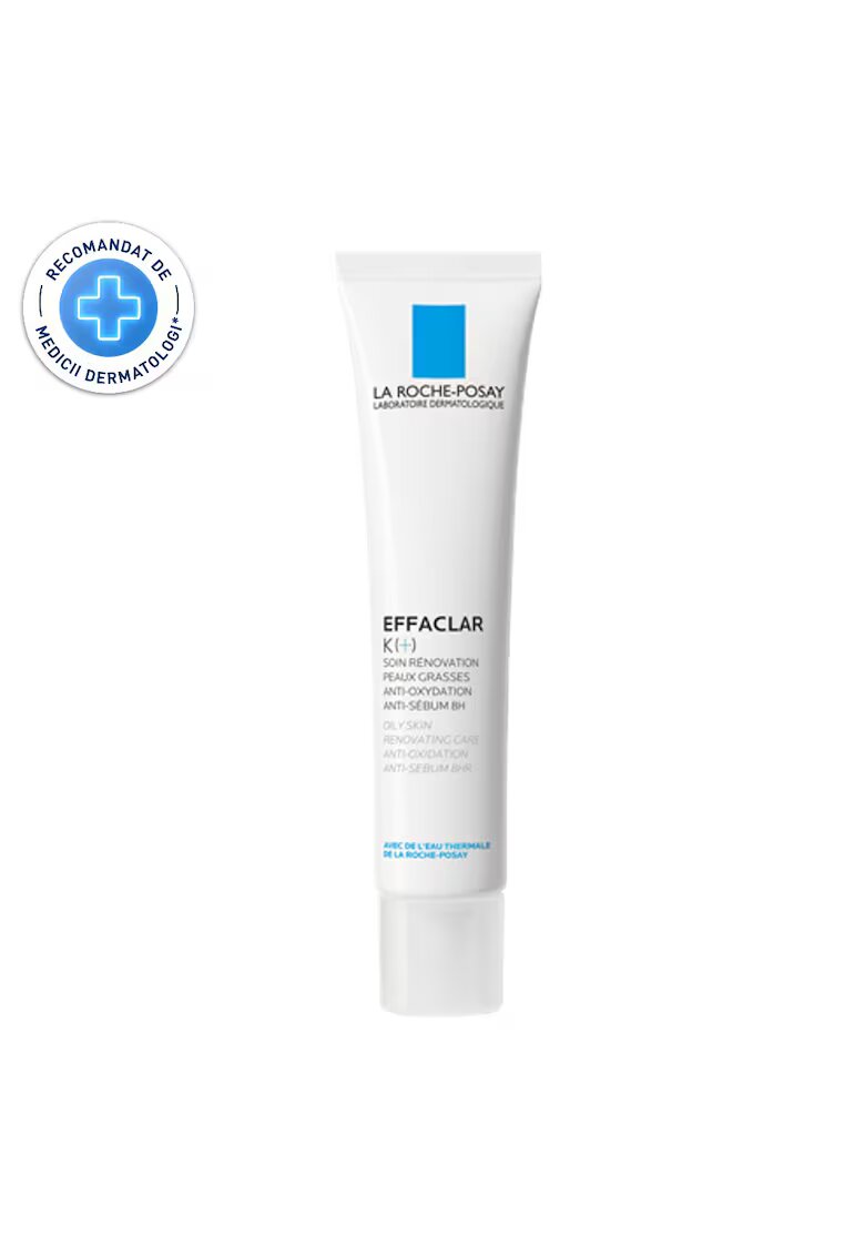 La Roche-Posay Crema renovatoare pentru tenul gras - La Roche Posay EFFACLAR K(+) - anti oxidanta - anti sebum 8h - 40ml