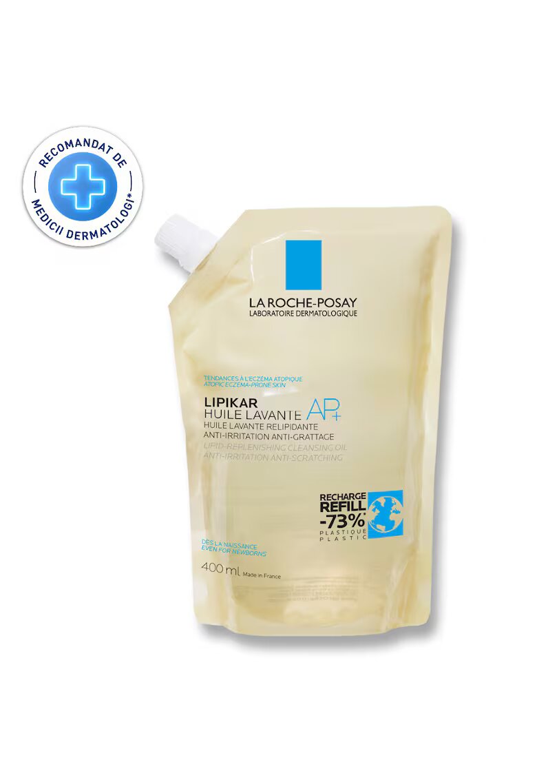 La Roche-Posay Ulei de spalare hidratant - anti-iritatii si anti-mancarime Lipikar AP+. - 0.4 l