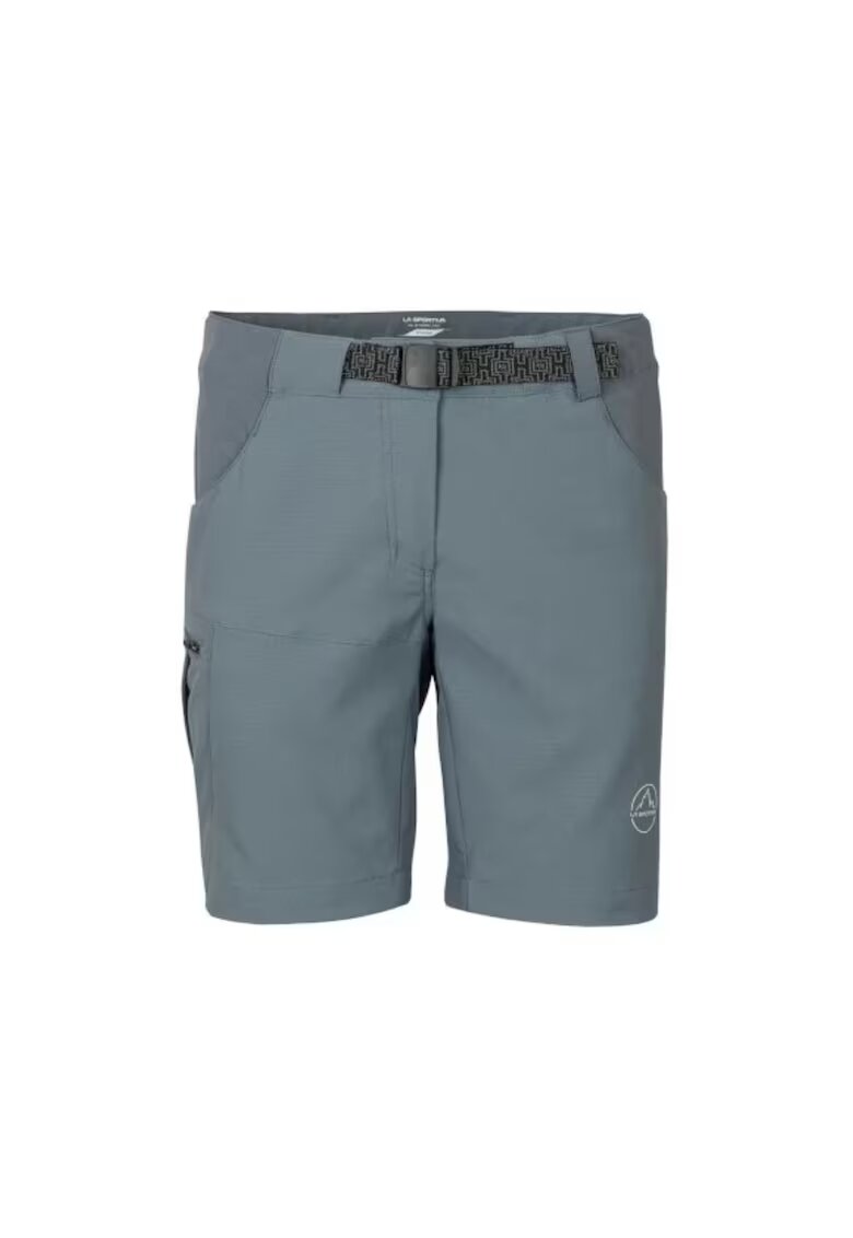 La Sportiva Pantaloni scurti alpinism dama Lischana - 3 buzunare - poliamida/elastan - gri