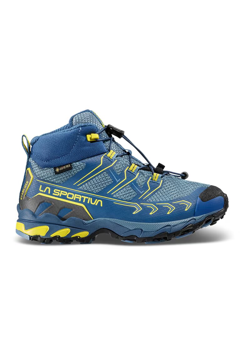 La Sportiva Pantofi sport mid-cut din material textil pentru drumetii Ultra Raptor II - Galben/Albastru inchis