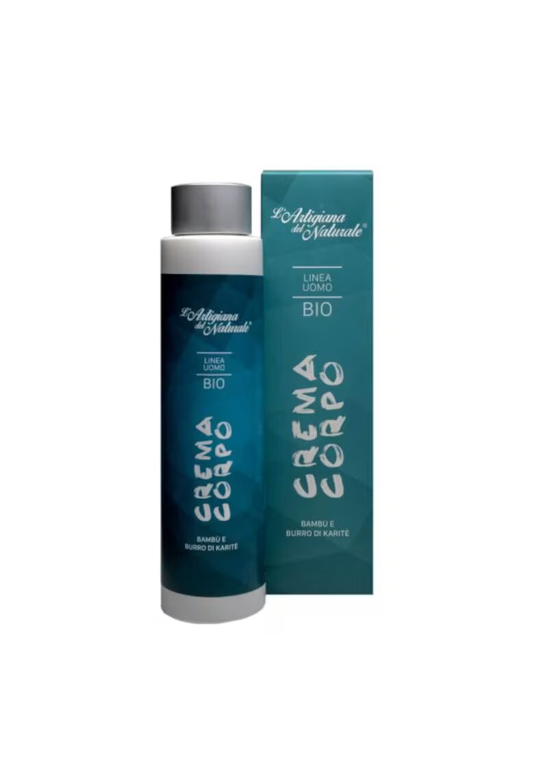 Laboratorio Naturale Crema de corp bio hidratanta cu bambus si unt de shea - Barbati - 200 ml
