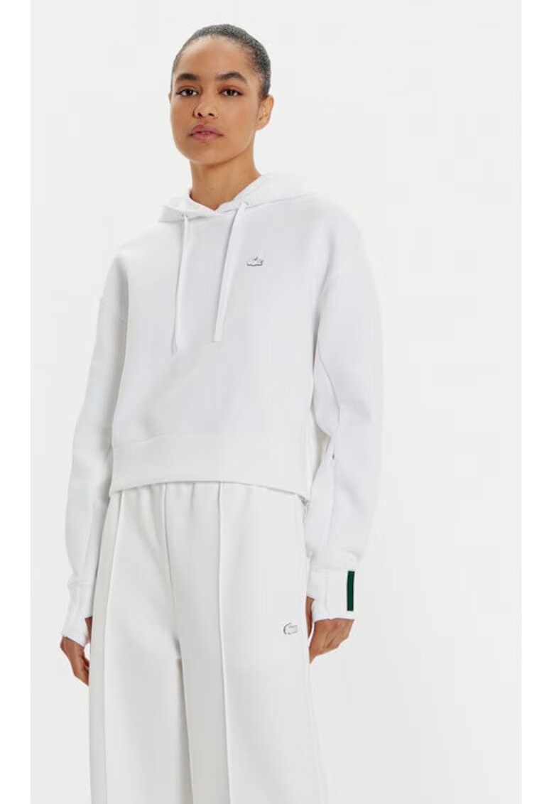 Lacoste Bluza dama - 304582592 - Bumbac/Poliester - Alb - Alb