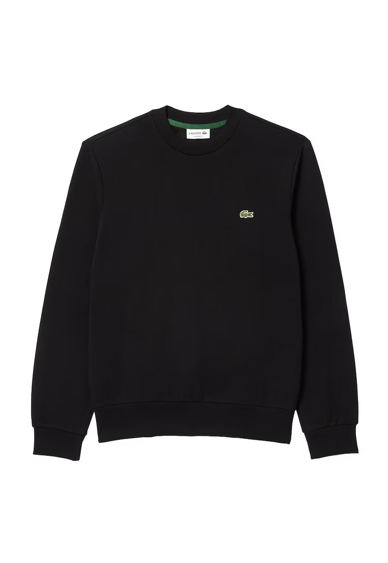 Lacoste Bluza de trening din amestec de bumbac cu logo - Negru