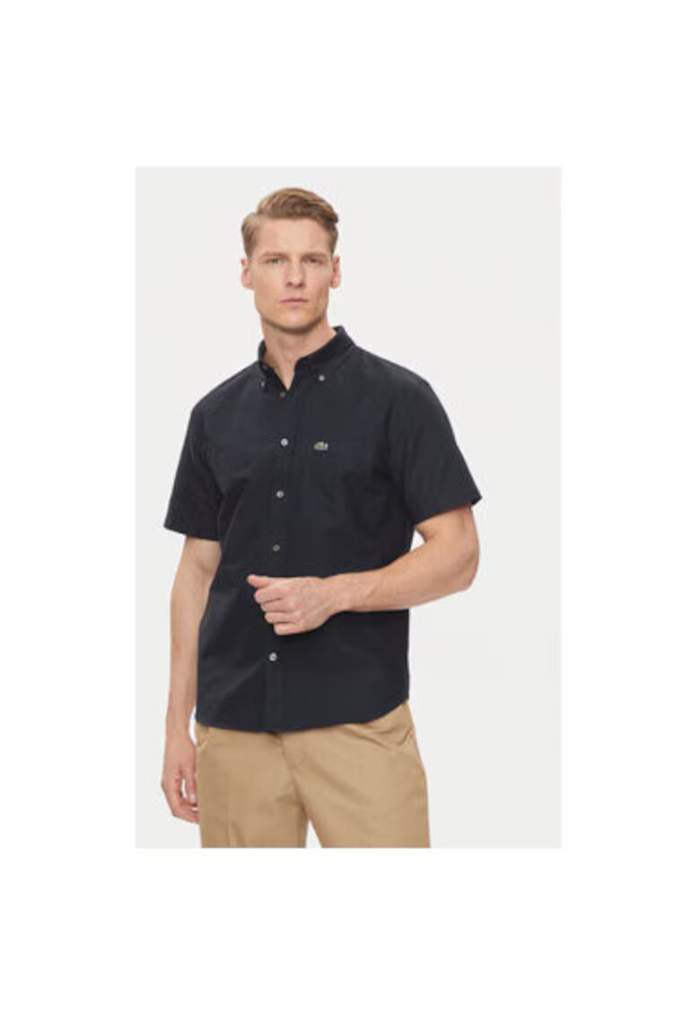 Lacoste Camasa barbati CH1917 - Bumbac organic - Bleumarin - Bleumarin