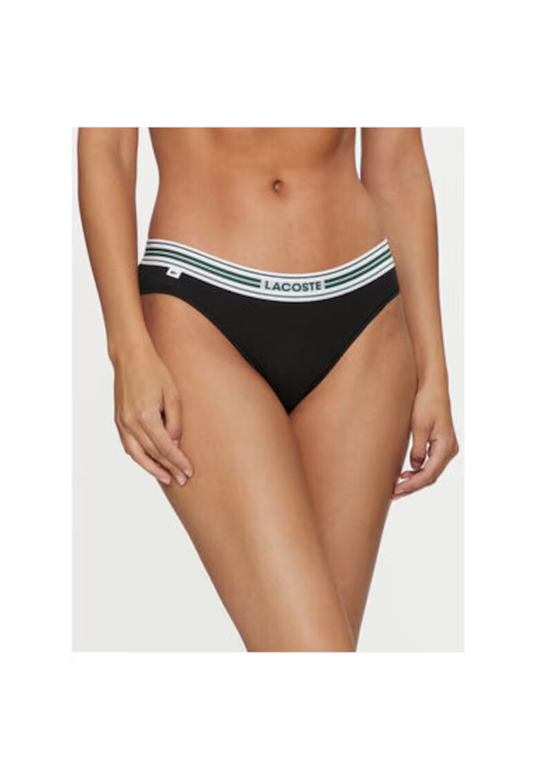 Lacoste Chiloti dama - 304596155 - Bumbac - Negru - Negru