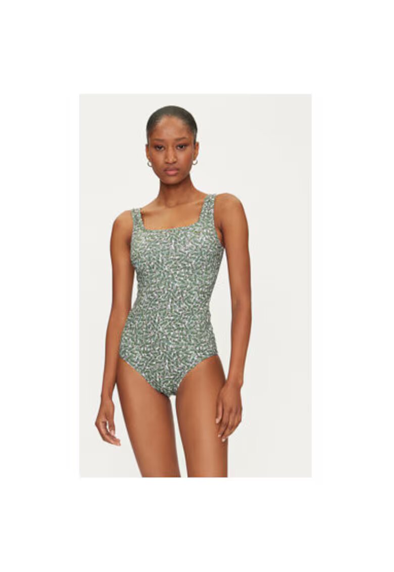 Lacoste Costum de baie dama MF9608 - Poliester/Elastan - Verde - Verde