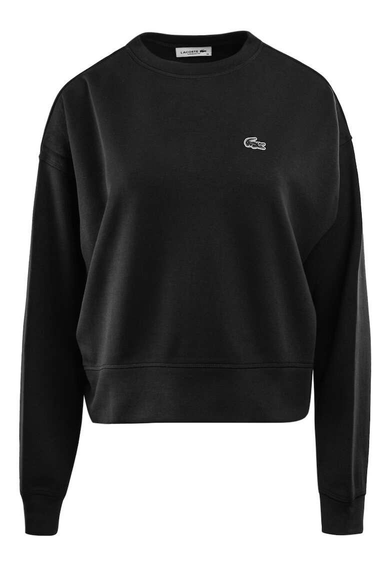 Lacoste Hanorac - bumbac - negru