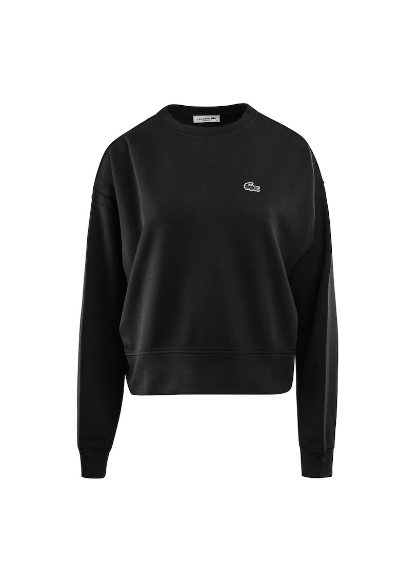 Lacoste Hanorac bumbac - negru - Negru