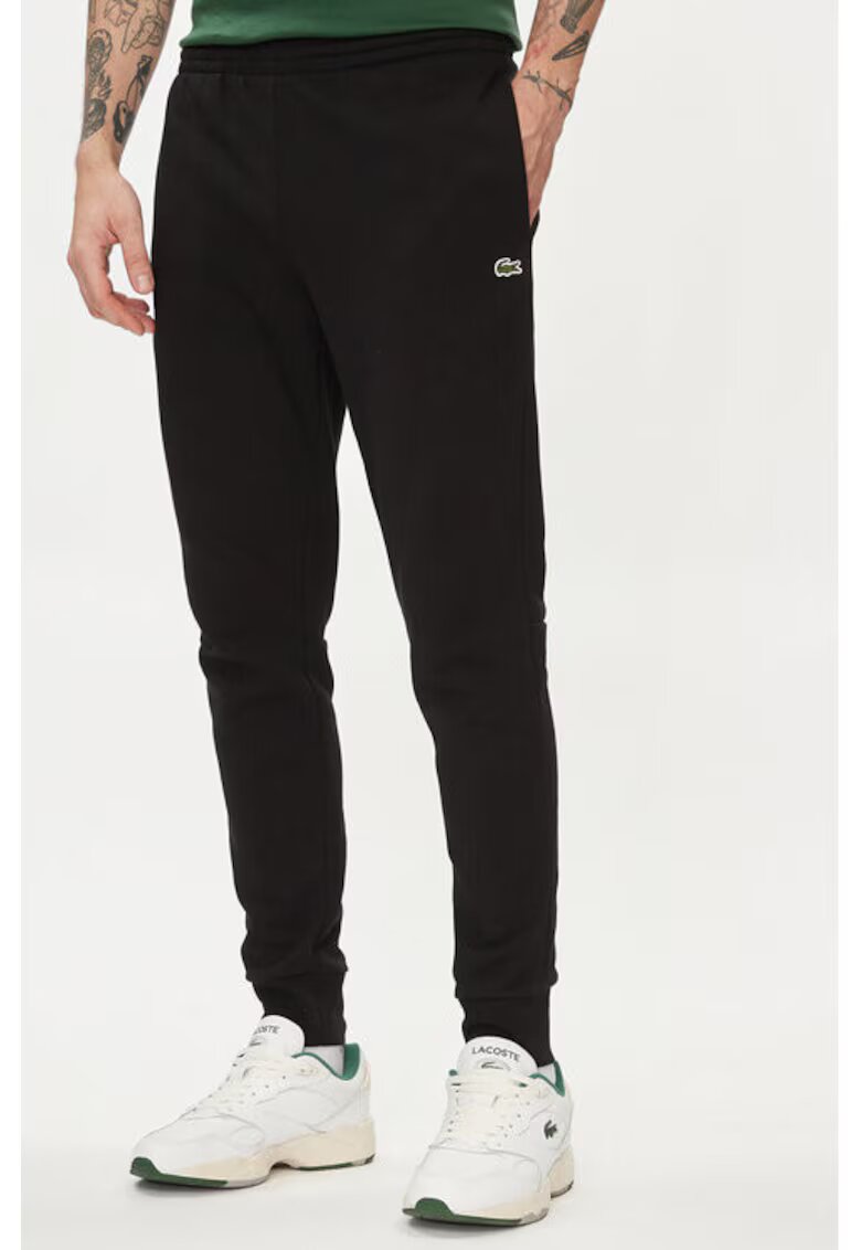 Lacoste Pantaloni barbati 303722326 Bumbac organic - Negru