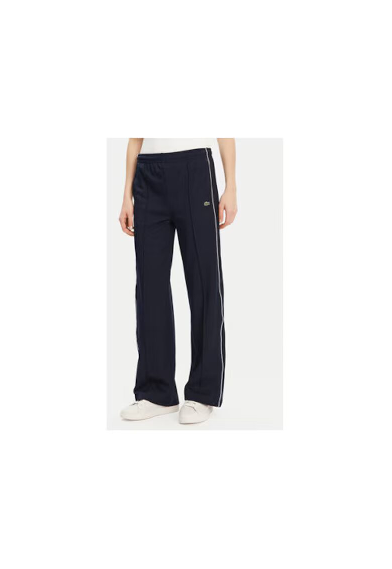 Lacoste Pantaloni de trening dama XF7260 - Poliester/Bumbac - Bleumarin - Bleumarin