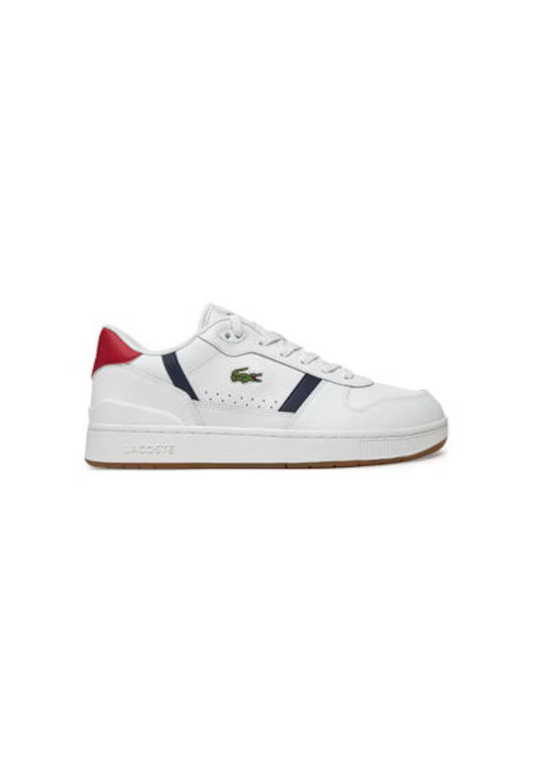 Lacoste Pantofi sport barbati - 748SMA0094 - Piele naturala - Alb