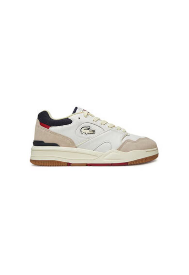 Lacoste Pantofi sport barbati - 748SMA0102 - Piele naturala - Alb