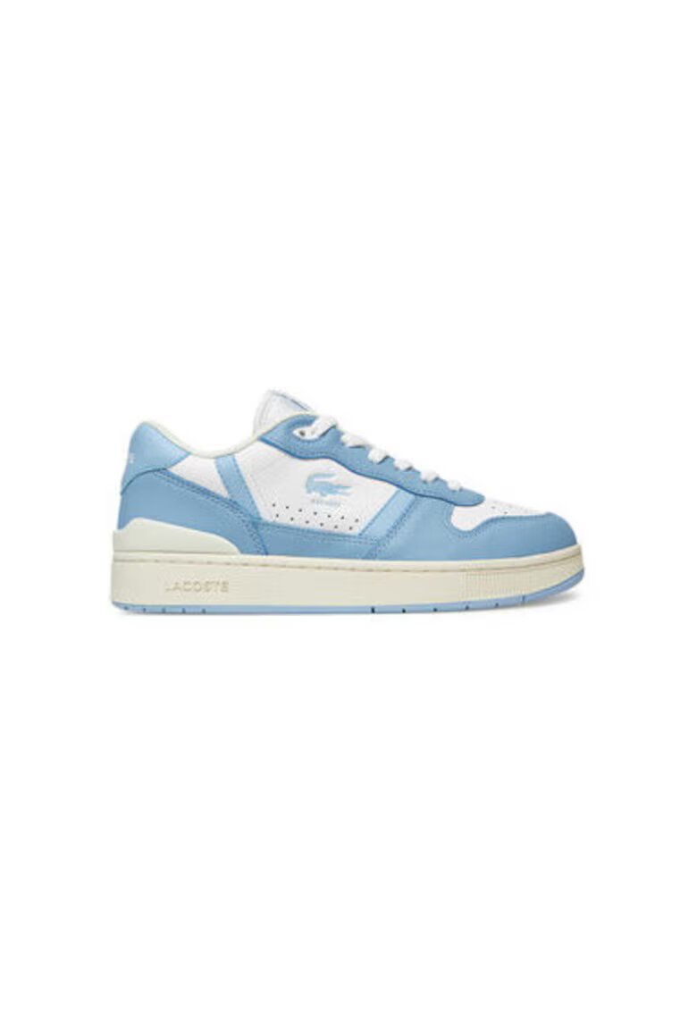 Lacoste Pantofi sport dama - 748SFA0052 - Piele naturala - 39 EU - Alb/Albastru - Alb/Albastru