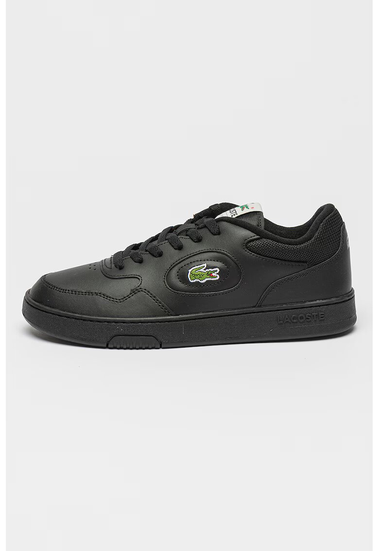 Lacoste Pantofi sport din piele cu detalii logo Lineset - Verde/Negru