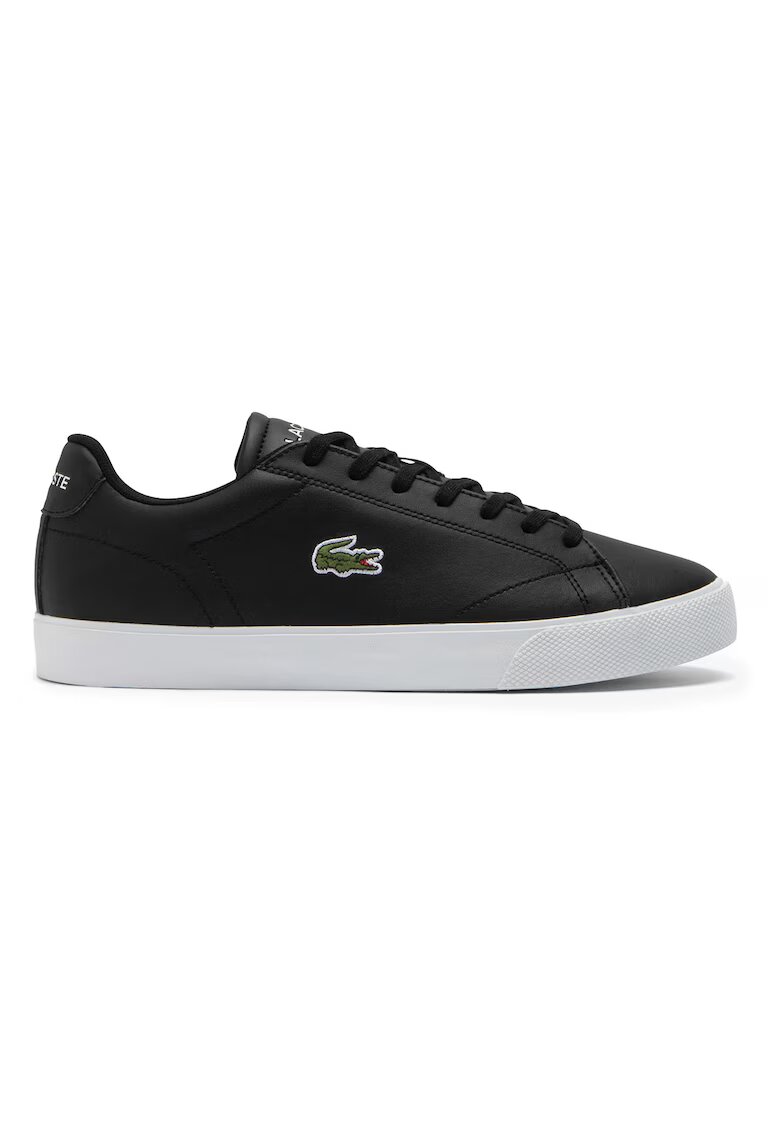Lacoste Pantofi sport din piele cu garnituri din material sintetic - Negru