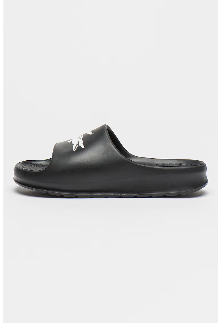 Lacoste Papuci cu logo - Negru