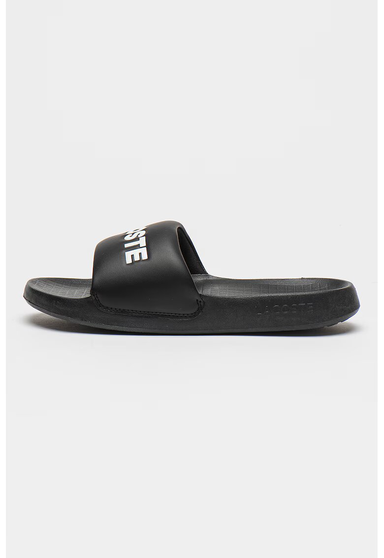 Lacoste Papuci de casa cu logo - Negru