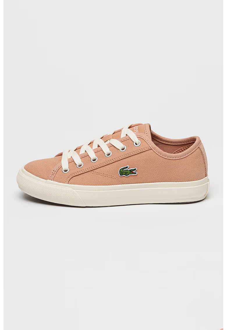 Lacoste Papuci de casa cu logo - Roz somon
