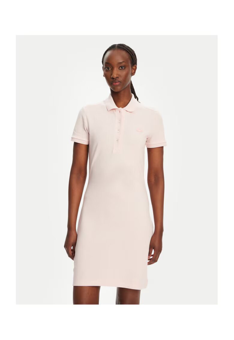 Lacoste Rochie dama - 206964014 - Bumbac - Roz - Roz
