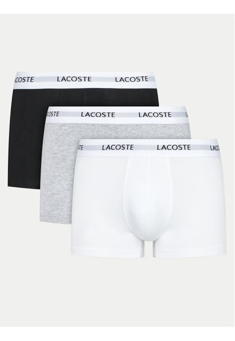 Lacoste Set 3 boxeri barbati - 304596094 - Bumbac - Multicolor - Multicolor