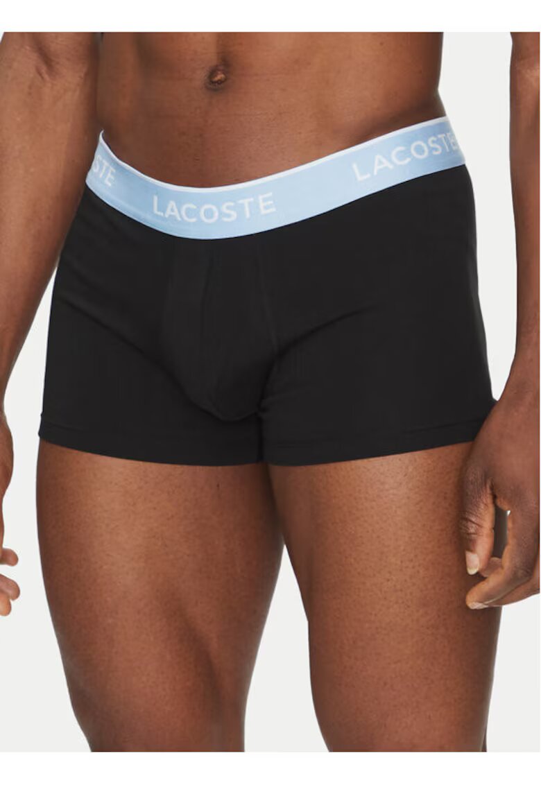 Lacoste Set 3 boxeri barbati - 304997761 - Bumbac - Negru - Negru