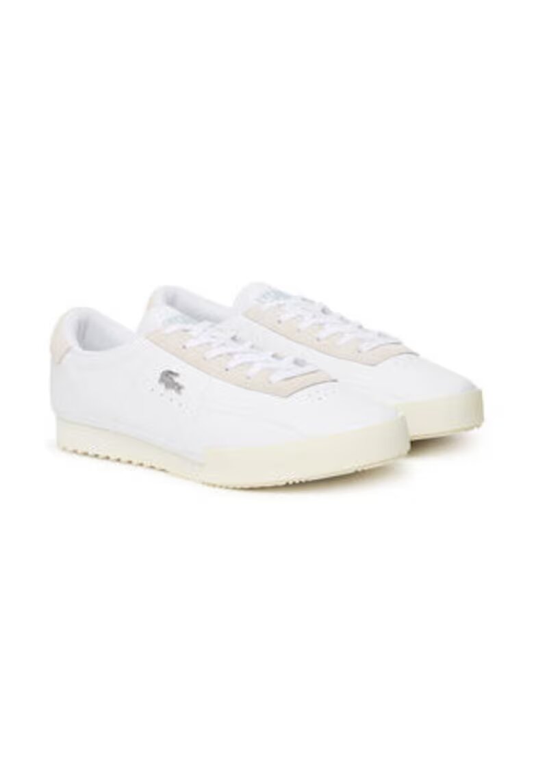 Lacoste Tenisi barbatesti din piele naturala - alb