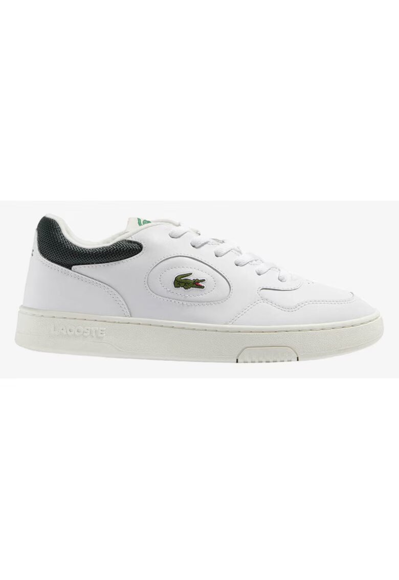 Lacoste Tenisi barbati - Lineset - piele naturala - alb -