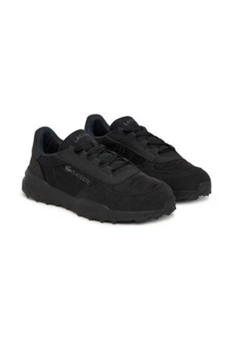 Lacoste Tenisi pentru barbati din piele naturala - Negru