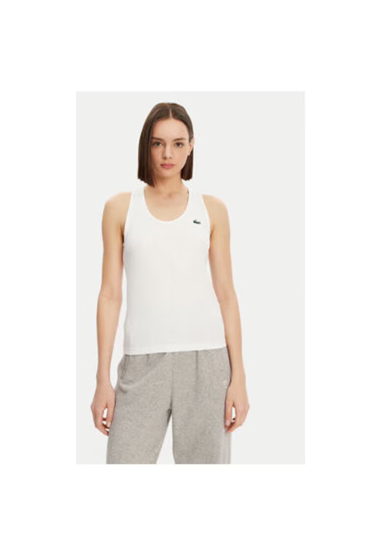 Lacoste Top dama TF4874 - Poliester/Elastan - 46795 - Alb