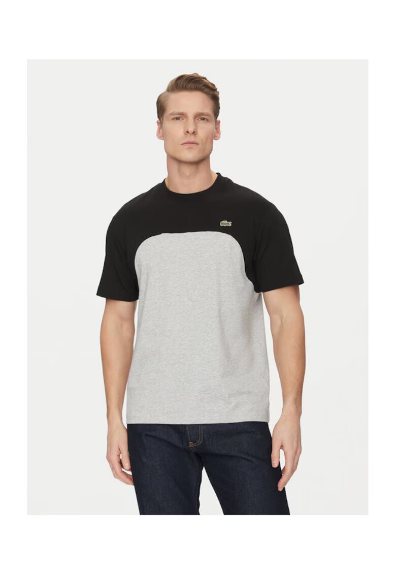 Lacoste Tricou barbati - 304997440 - Bumbac - Negru - Negru