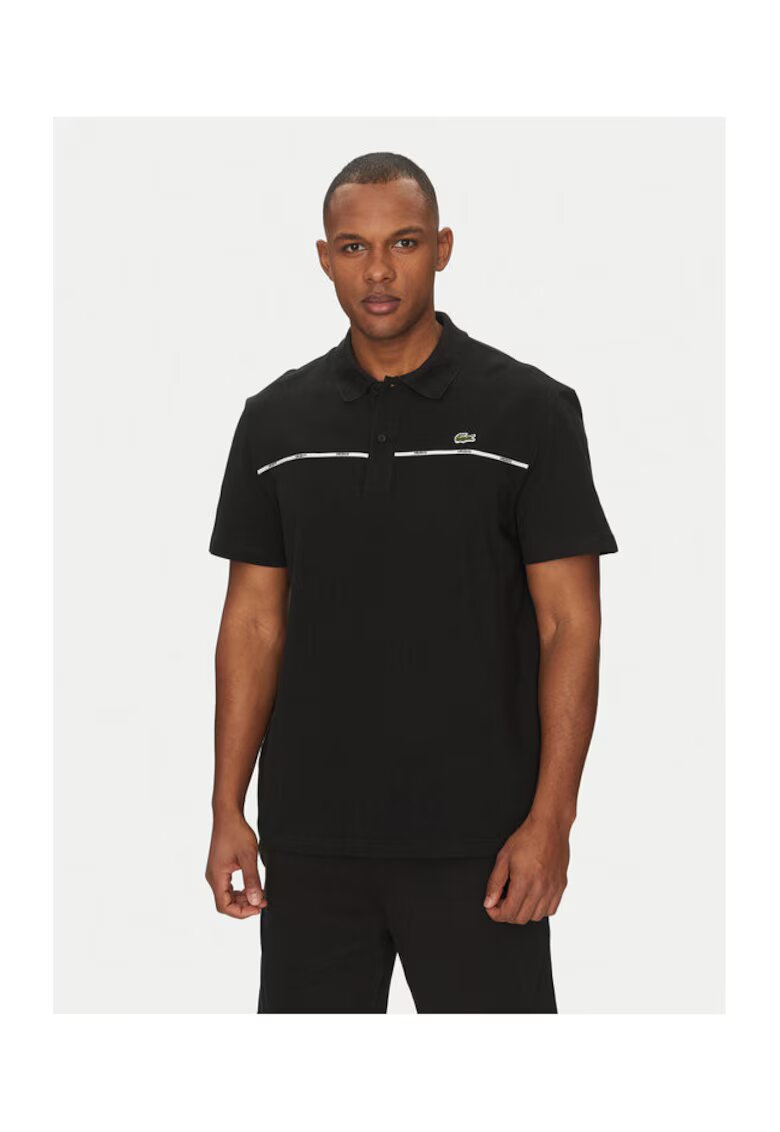 Lacoste Tricou barbati - negru - 100% bumbac -