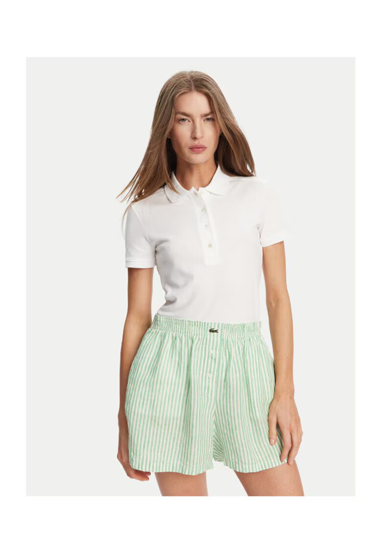 Lacoste Tricou dama - 206964298 - Bumbac - Alb - Alb