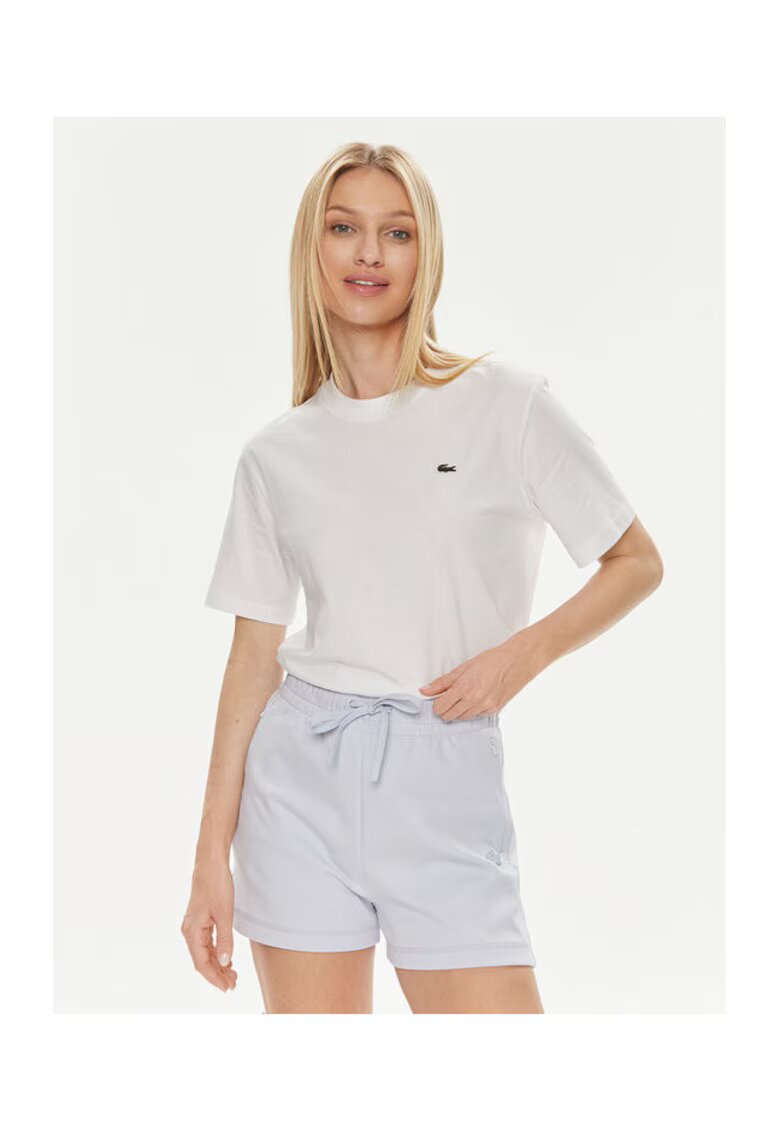 Lacoste Tricou dama - 303714048 - Bumbac - Alb - Alb