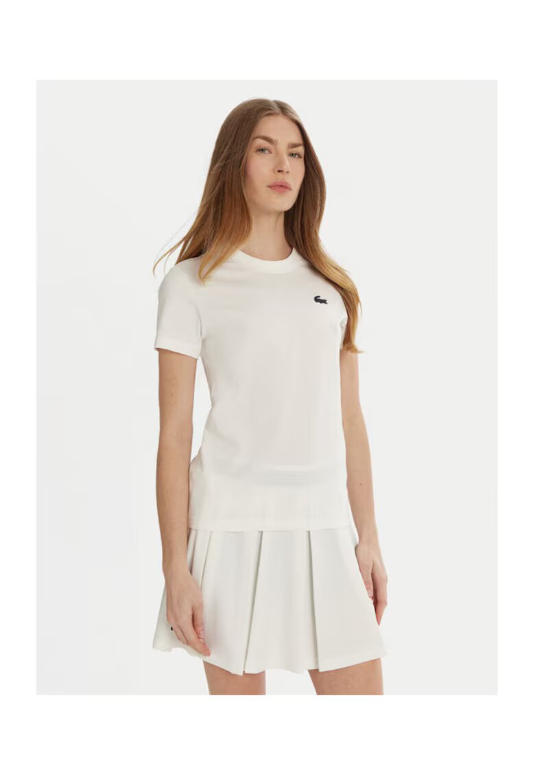 Lacoste Tricou dama - 304993657 - Bumbac - Alb - Alb