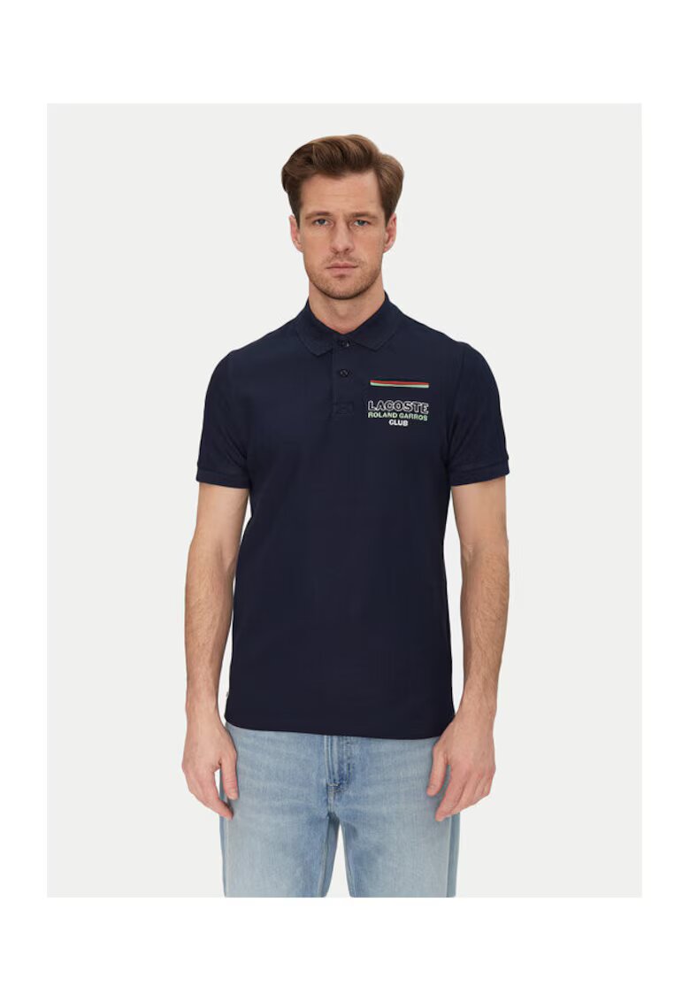 Lacoste Tricou polo barbati PH8742 - Bumbac - Bleumarin - Bleumarin