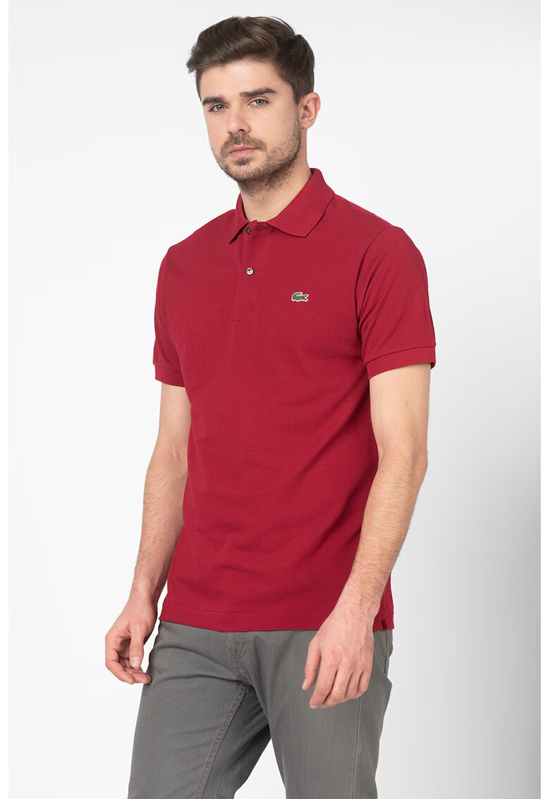 Lacoste Tricou polo de bumbac cu aspect pique