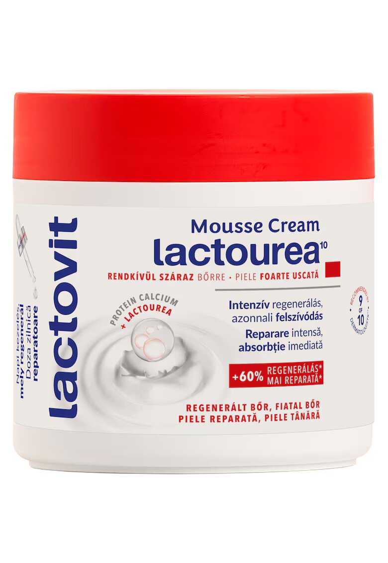 Lactovit Crema mousse Lactourea - 400 ml -