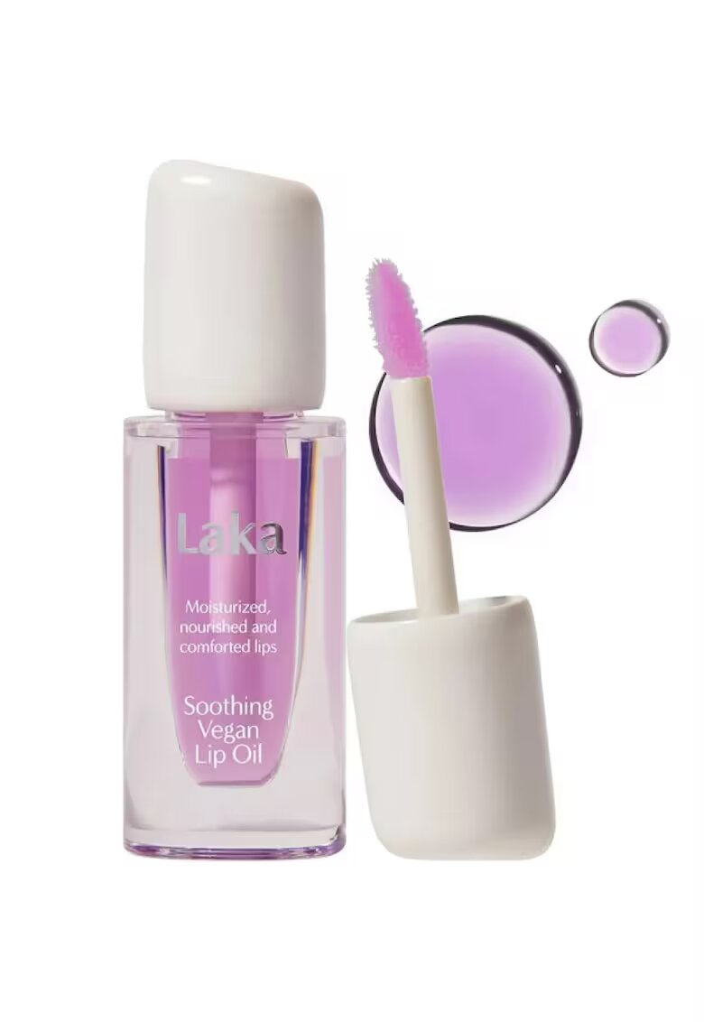 Laka Soothing Vegan Lip Oil Ulei de buze Calming Purple 4.5 ml