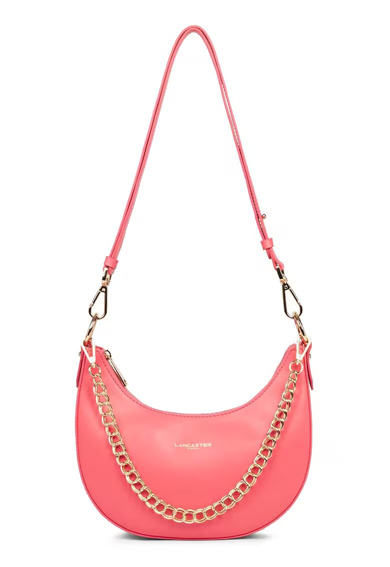 LANCASTER PARIS Geanta de piele cu bareta de umar Paris Aimy - Coral