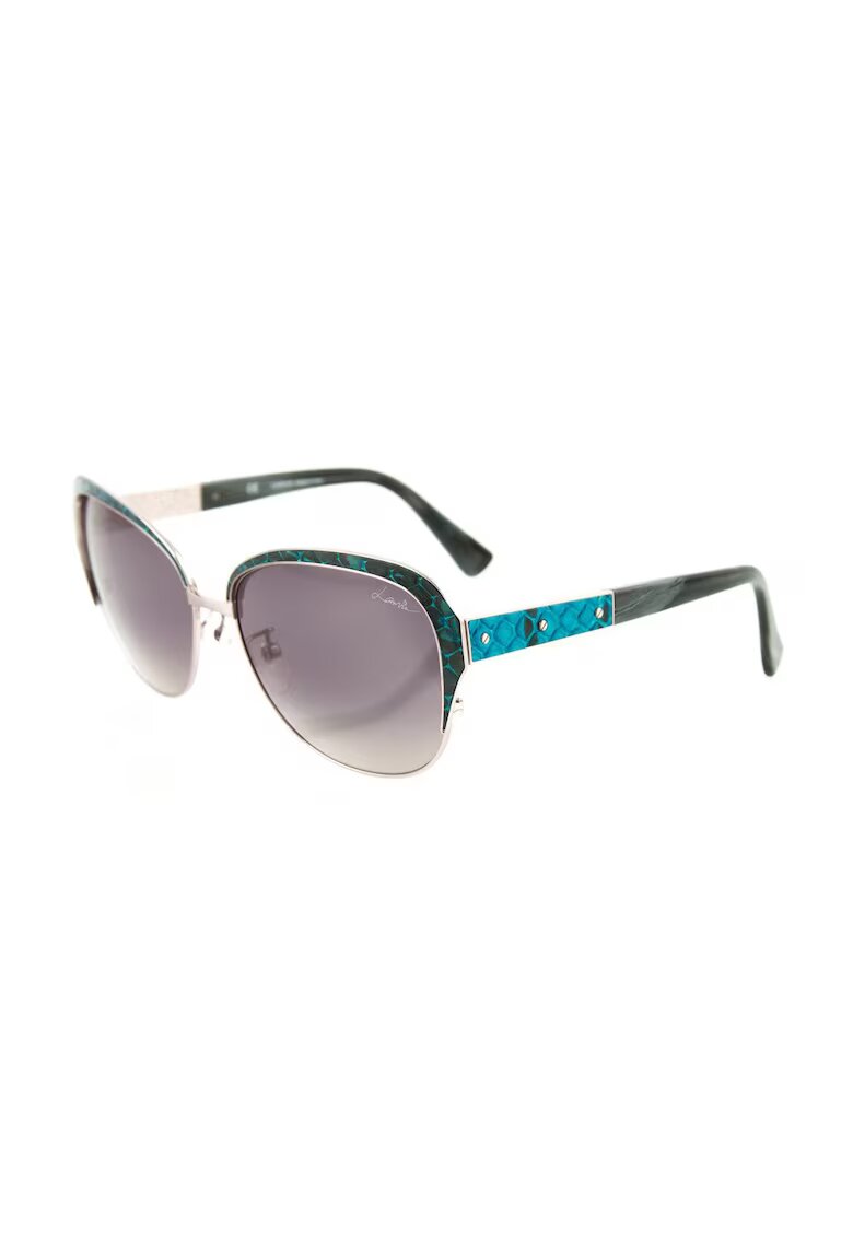 LANVIN Ochelari soare dama - Plastic - 58x10x19 - Albastru