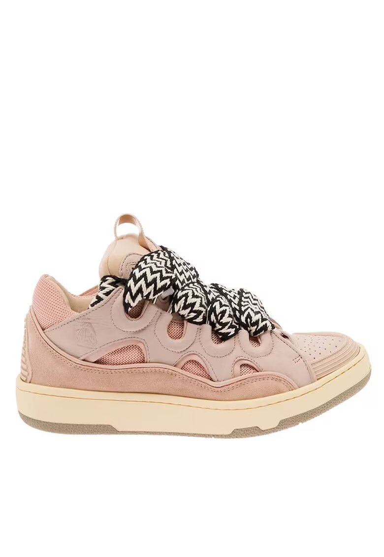 LANVIN Pantofi sport cu șireturi supradimensionate FM-SKRK11-DRA2-A20 - Roz