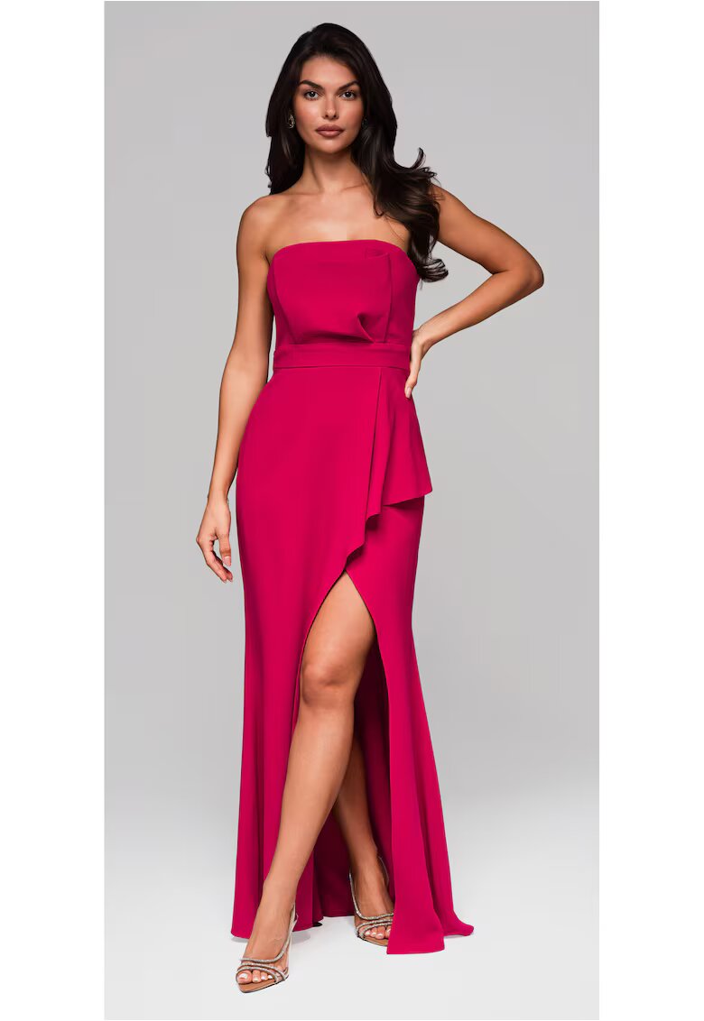 Larica Rochie de seara Maxi LA-OM-DLR201 - Roz inchis