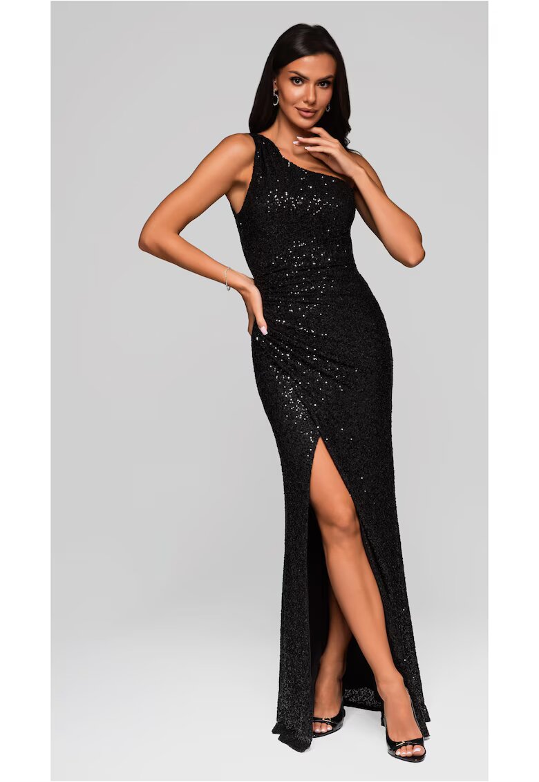 Larica Rochie de seara Maxi LA-OM-DLR225 - Negru