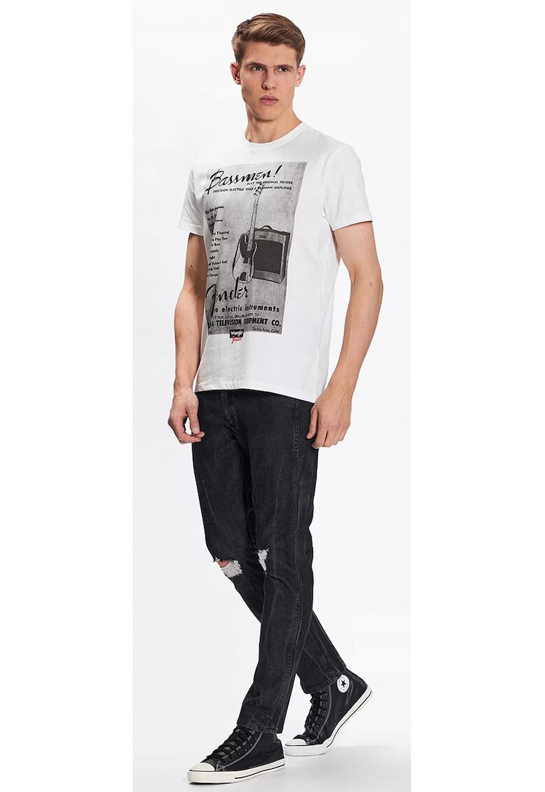 Larston Blugi Wrangler Slim Tapered - Negru